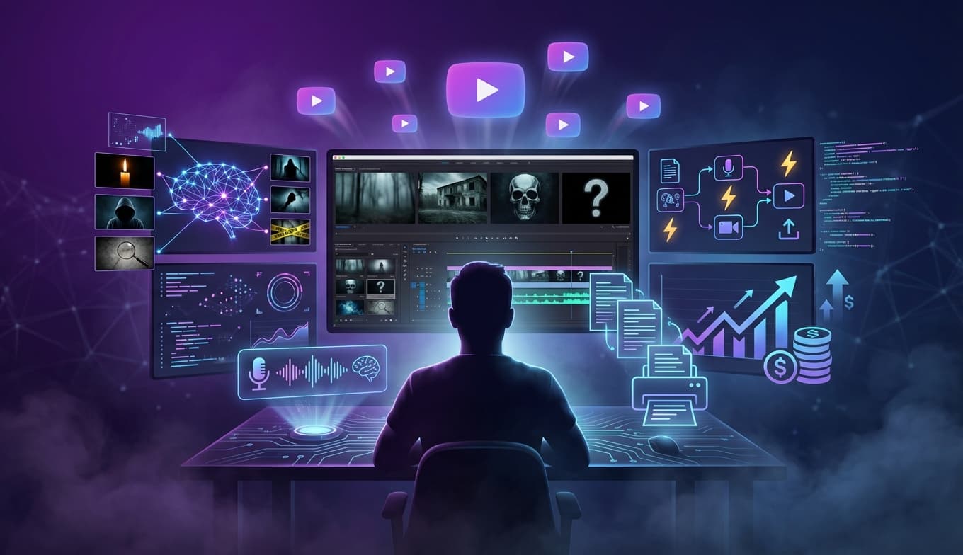 Como Criar Vídeos Faceless (Dark) com IA em 2025